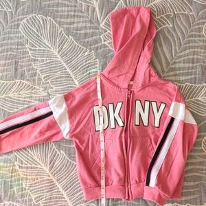 DKNY Girl Kids Hooded Jacket Sweater